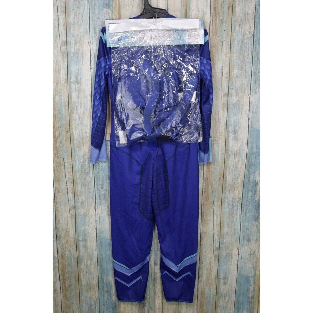 PJ Masks Catboy Halloween Costume Toddler Size M 3-4T Jumpsuit W/ Headpiece Tail - Picture 3 of 13